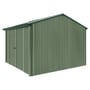 Handi-Heritage Shed H3 3.30X3.30 Roof:Caulfield Green Wall:Rivergum Front/Rear Double Door
