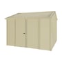 Handi-Heritage Shed H3 3.30X3.30 Roof:Primrose Wall:Primrose Front/Rear Double Door