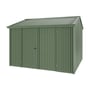 Handi-Heritage Shed H3 3.30X3.30 Roof:Rivergum Wall:Rivergum Front/Rear Double Door