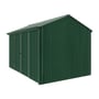 Handi-Heritage Shed H4 3.96X2.52 Roof:Caulfield Green Wall:Caulfield Green Front/Rear Double Door