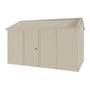 Handi-Heritage Shed H4 3.96X2.52 Roof:Merino Wall:Merino Front/Rear Double Door