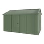 Handi-Heritage Shed H4 3.96X2.52 Roof:Rivergum Wall:Rivergum Front/Rear Double Door