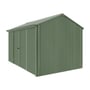 Handi-Heritage Shed H4 3.96X2.52 Roof:Rivergum Wall:Rivergum Front/Rear Double Door