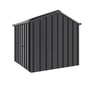 Handi-Hilander Garden Shed HH1 2.48x2.63m Gutter Side Door Gun Metal Grey