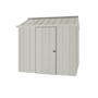 Handi-Hilander Garden Shed HH1 2.48x2.63m Gutter Side Door Off White