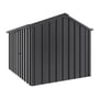 Handi-Hilander Garden Shed HH2 3.25x2.63m Gutter Side Door Gun Metal Grey