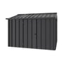 Handi-Hilander Garden Shed HH3 3.25x3.40m Gutter Side Door Gun Metal Grey