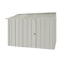 Handi-Hilander Garden Shed HH3 3.25x3.40m Gutter Side Door Off White