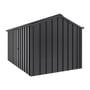 Handi-Hilander Garden Shed HH4 4.00x2.63m Gutter Side Door Gun Metal Grey