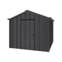 Handi-Hilander Garden Shed HH2 3.25x2.63m Gable End Door Gun Metal Grey