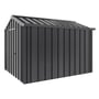 Handi-Hilander Garden Shed HH2 3.25x2.63m Gable End Door Gun Metal Grey