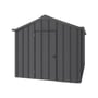 Handi-Hilander Garden Shed HH4 4.00x2.63m Gable End Door Gun Metal Grey