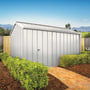Handi-Hilander Garden Shed HH1 2.48x2.63m Gutter Side Door Off White