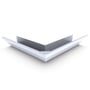 HK Gutter External Mitre Zinc/Aluminium