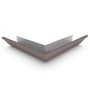 HK Gutter External Mitre Banyan Brown
