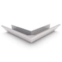HK Gutter External Mitre Gull Grey