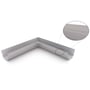 HK Gutter Internal Mitre Slotted Birch