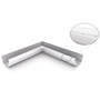 HK Gutter Internal Mitre Slotted Off White