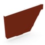 HK Gutter Stop End Left Hand Heritage Red