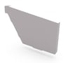 HK Gutter Stop End Right Hand Birch