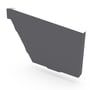 HK Gutter Stop End Right Hand Granite