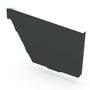 HK Gutter Stop End Right Hand Gun Metal Grey