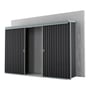 Handi-Locker Wall Mount Shed Gun Metal Grey