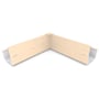Hi-Square Gutter Internal Mitre Slotted Smooth Cream