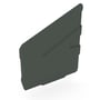 Hi-Square Gutter Stop End Left Hand Slate Grey