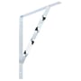 Zinc Plated Stayed Bracket 350 x 300 x 25mm