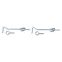 Hook & Eye Gate Zinc 100mm