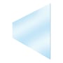 Frameless Glass Fencing Panel 12mm Thick 1850mm W x 1200mm H