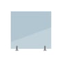 Frameless Glass Fencing Universal Gate 12mm Thick 890 W x 1200mm H