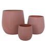 Drum Leaf Pot Terracotta Medium