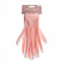 Soft Polyester Red Gardening Gloves Pastel - Small