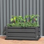Stratco Garden Bed With Base Grey