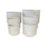Modstone Fynn 75cm White Pebble Pot 2XL