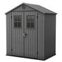Keter Darwin Garden Shed 1.9 x 1.2m - Dark Grey