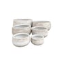 Northcote Pottery Andy Bowl Pot 32X16cm White Pietra