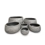 Northcote Pottery Andy Bowl Pot 40X20cm Grey Pietra