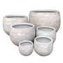 Northcote Pottery Mega Belly Pot 72X53cm White Pietra