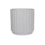 Cedar Tapered Cylinder Pot - White 16 x 16cm  - Medium