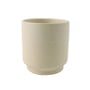 Yoko Pedestal Pot  Ecru 23 x  21cm- Large