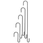 Wire S Hook Black 45cm