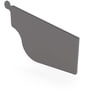 OG Gutter 125 Stop End Right Hand Cobblestone