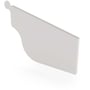 OG Gutter 125 Stop End Right Hand Gull Grey