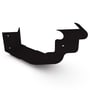 OG Gutter 125 Ribbed External Cast Angle Ebony