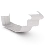 OG Gutter 125 Ribbed External Cast Angle Gull Grey