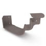 OG Gutter 125 Ribbed Internal Cast Angle Banyan Brown