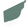 OG Gutter 125 Ribbed Stop End Left Hand Rivergum